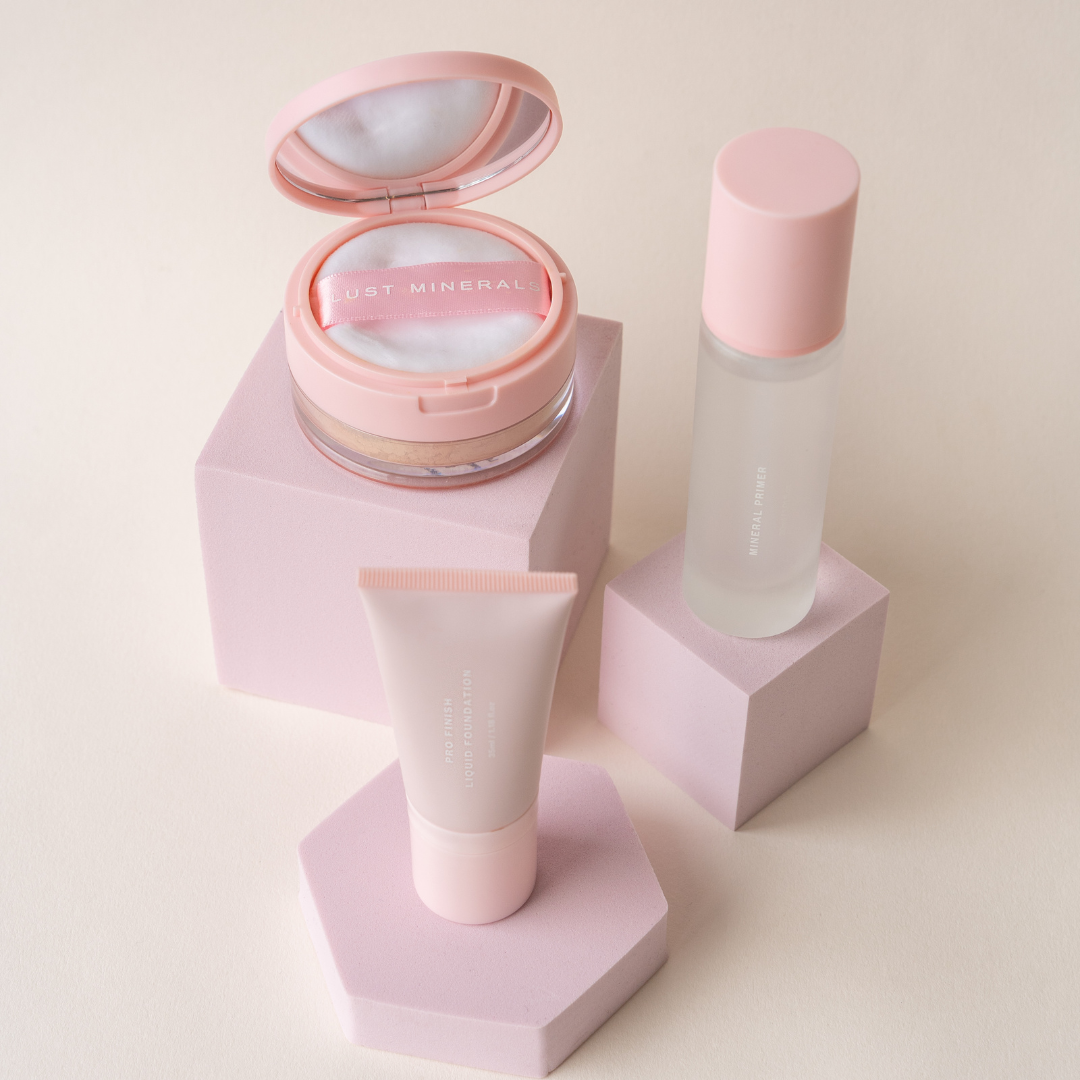 3 Step Pro Finish Dewy Makeup Bundle - Normal/Dry/Mature Skin