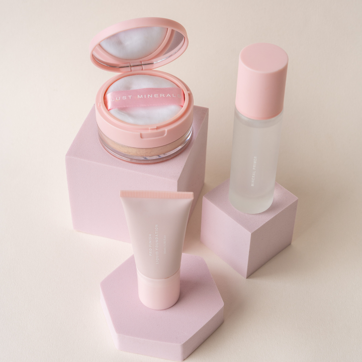 3 Step Pro Finish Dewy Makeup Bundle - Normal/Dry/Mature Skin
