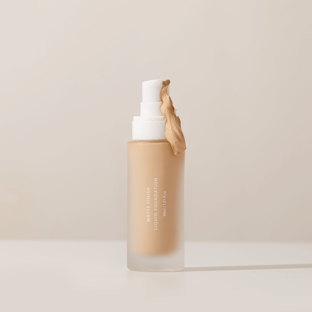 Matte Finish Liquid Foundation Long-Lasting, Full Coverage