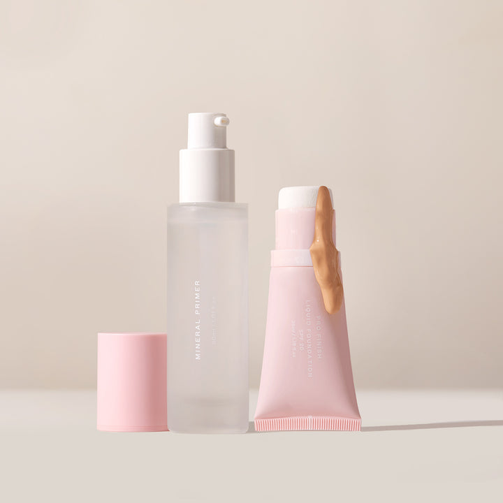 2 Step Pro Finish Liquid Foundation Makeup Bundle - Normal/Dry/Mature Skin