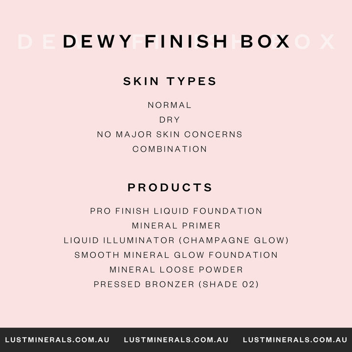 The Ultimate Makeup Box - Dewy Finish