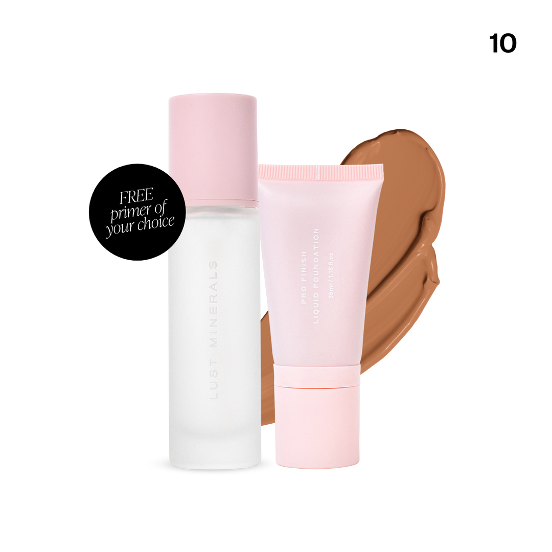 Pro Finish Liquid Foundation & Free Full Size Primer Duo