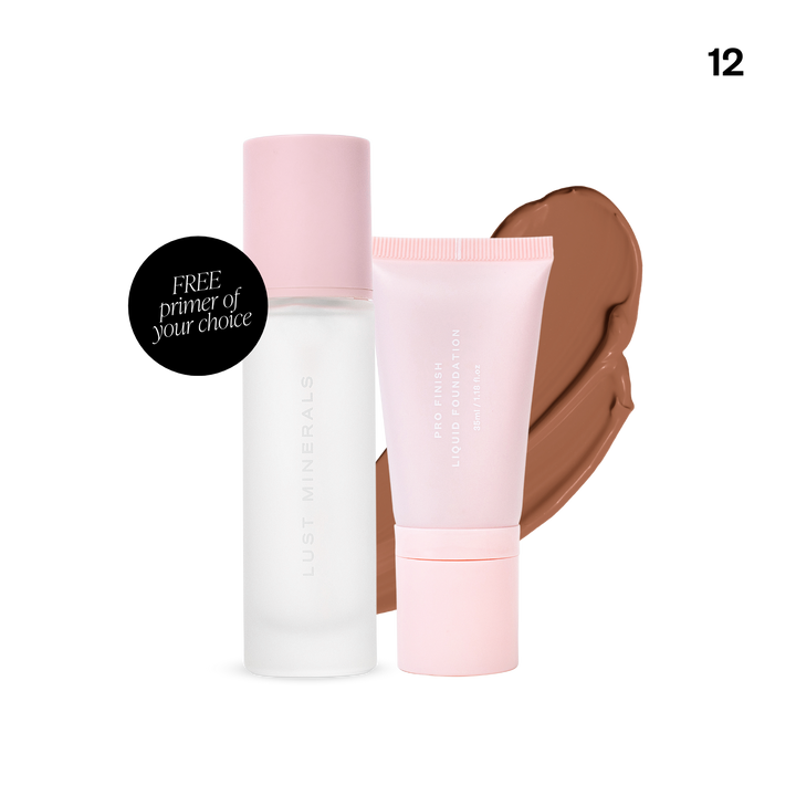 Pro Finish Liquid Foundation & Free Full Size Primer Duo