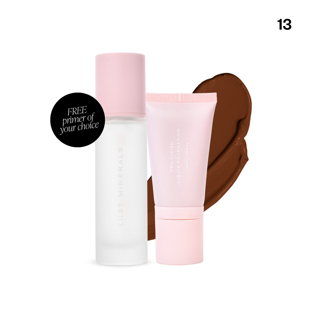 Pro Finish Liquid Foundation & Free Full Size Primer Duo