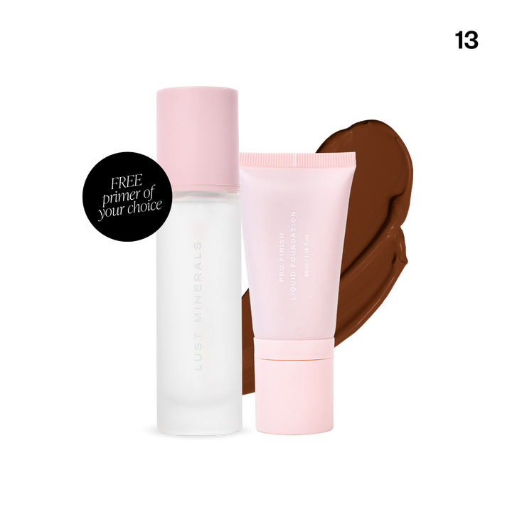 Pro Finish Liquid Foundation & Free Full Size Primer Duo