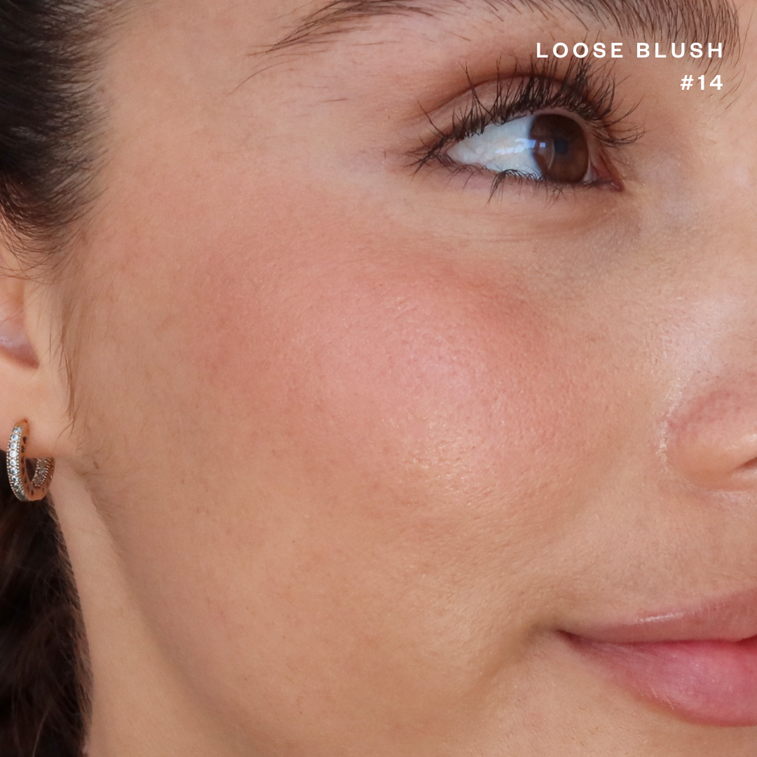 Loose Blush Shade VIP on Cheek 