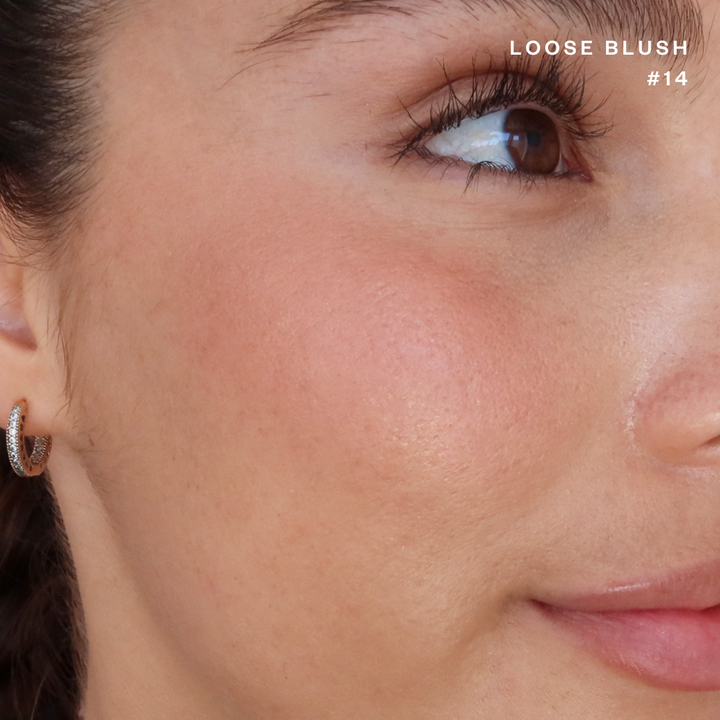 Loose Blush Shade VIP on Cheek 