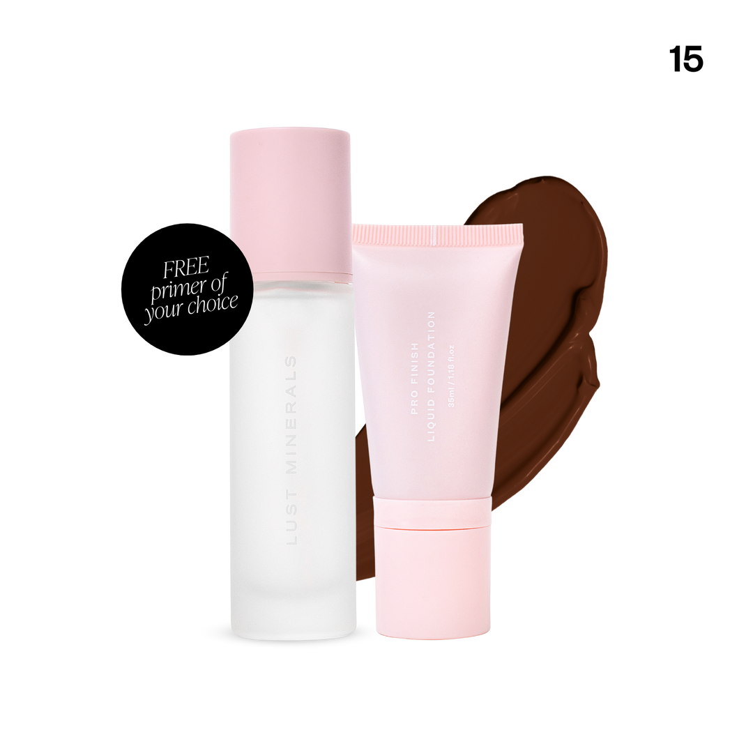 Pro Finish Liquid Foundation & Free Full Size Primer Duo