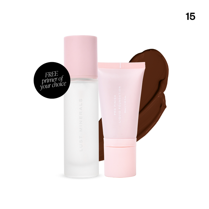 Pro Finish Liquid Foundation & Free Full Size Primer Duo