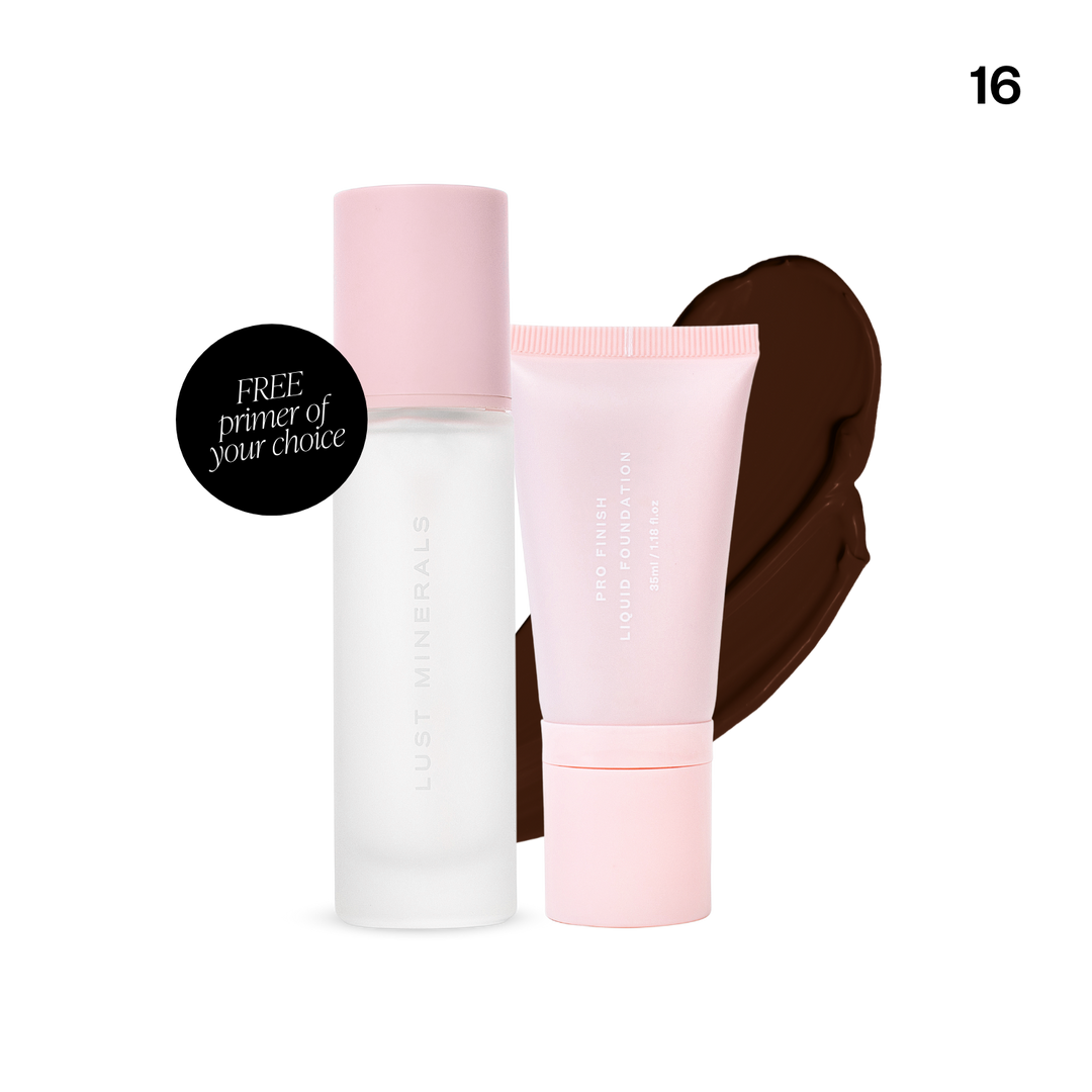 Pro Finish Liquid Foundation & Free Full Size Primer Duo