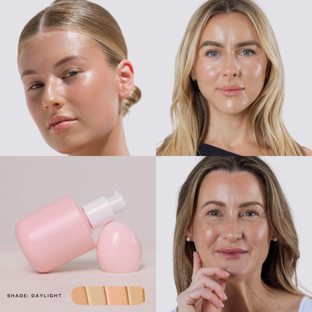 Skin Sync Foundation colour-adapting technology demonstration. Viral new foundation  Shade Daylight 