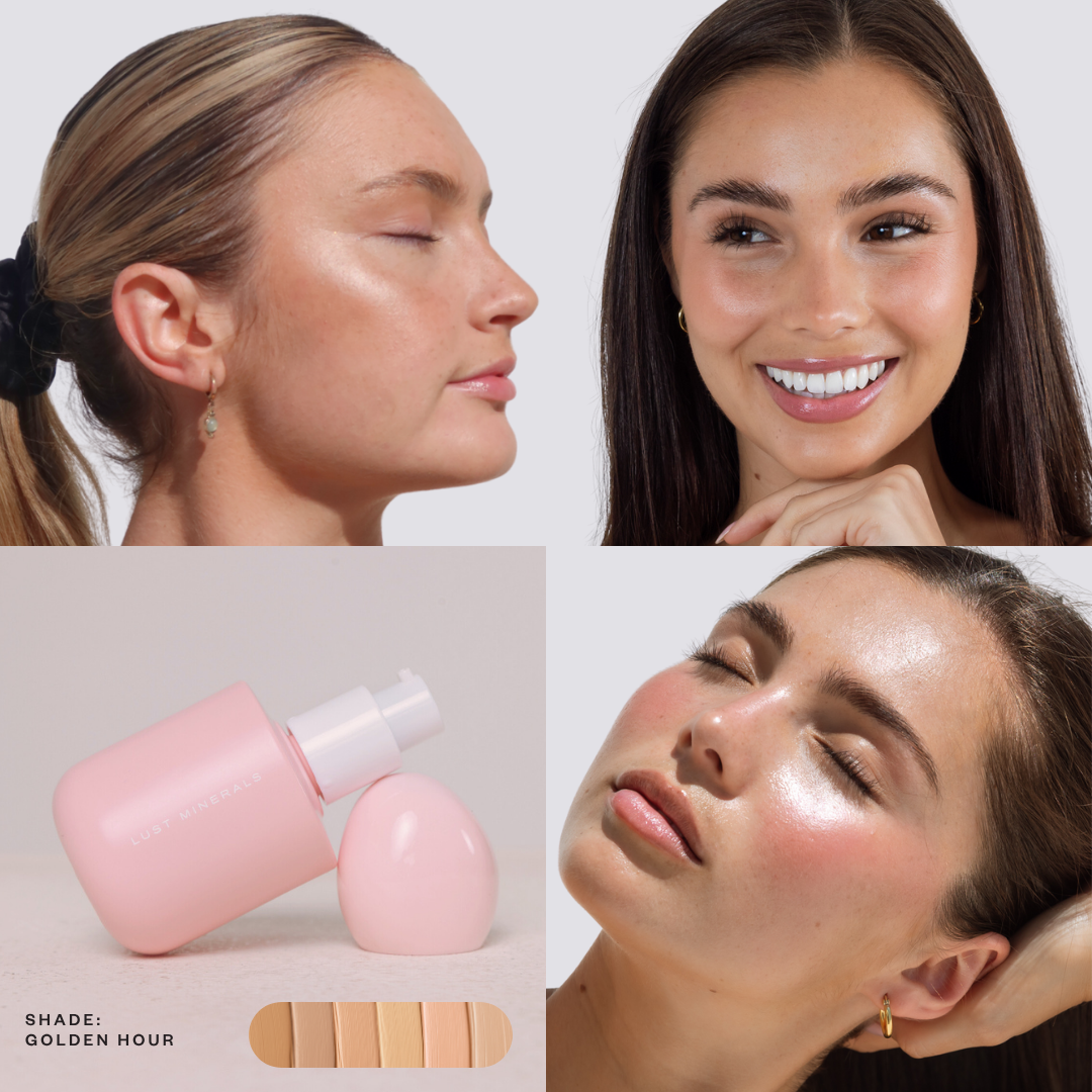 Skin Sync Foundation colour-adapting technology demonstration. Viral new foundation  Shade Golden 