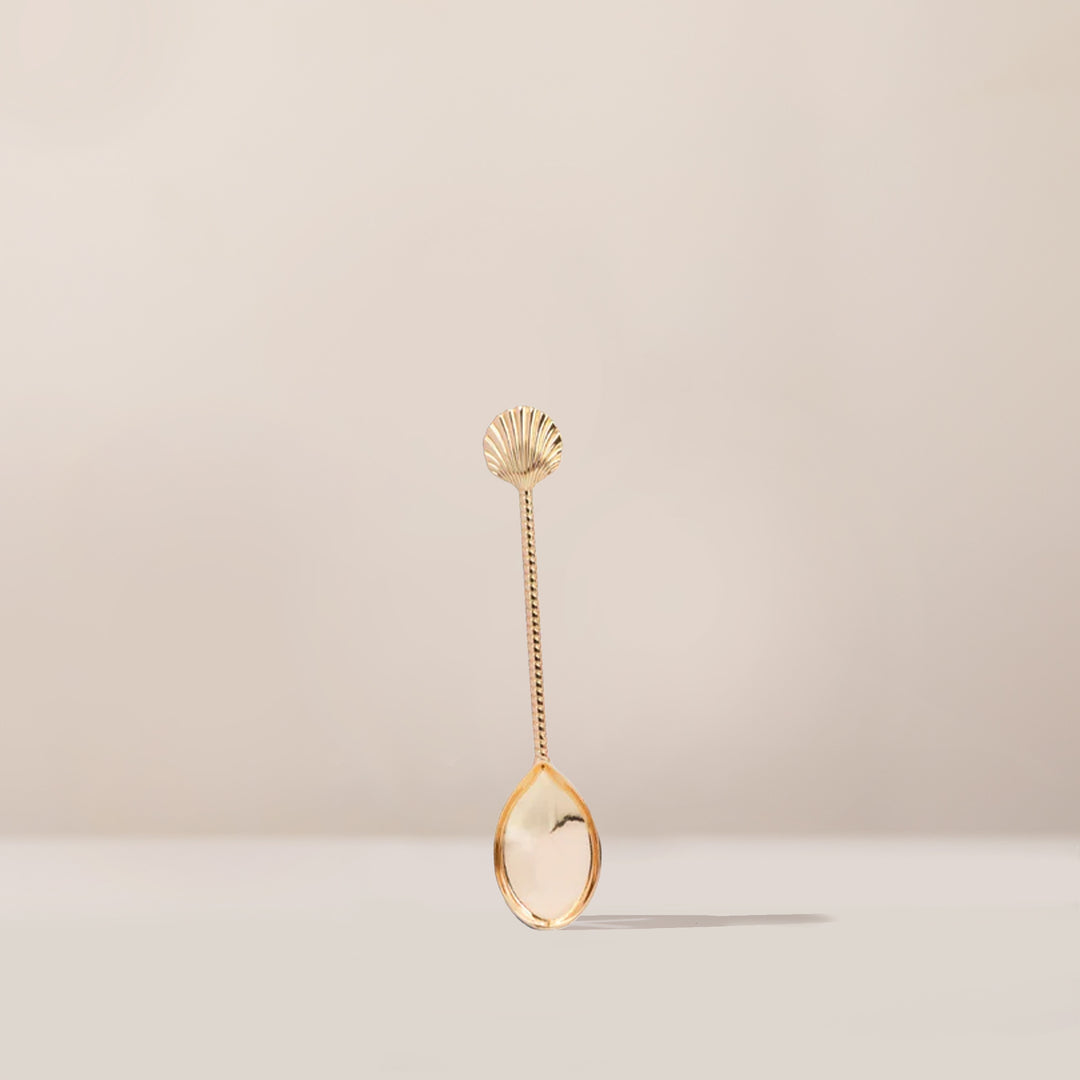 Gold Shell Teaspoon