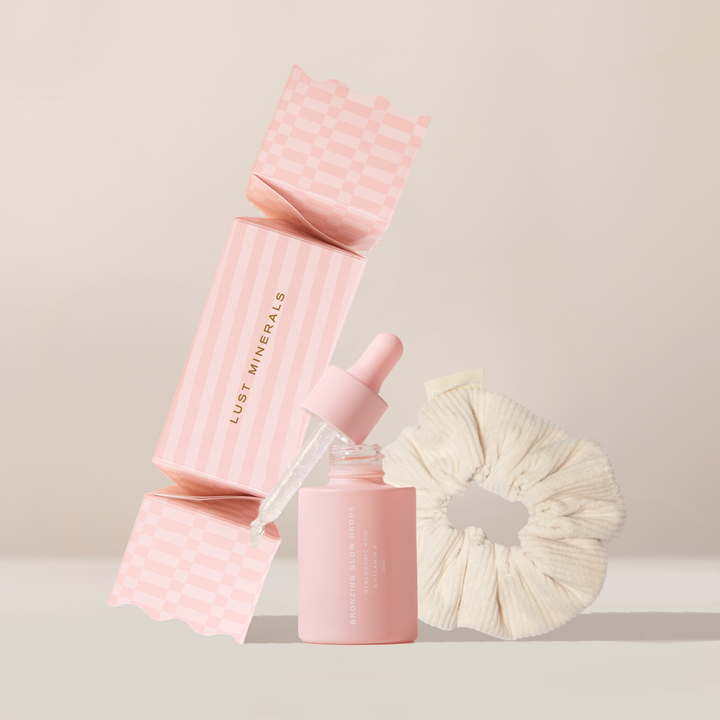 Bronzing Glow Drops and Scrunchie Bundle Image