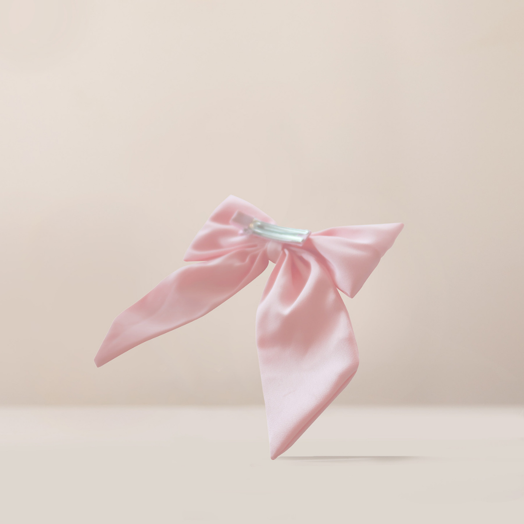 Pink Bow Clip