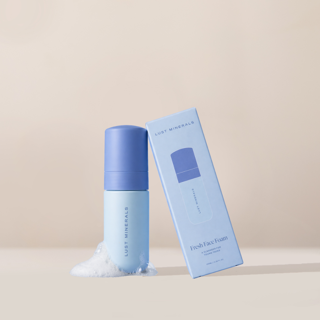 Fresh Face Foam, skincare designed for growing skin 