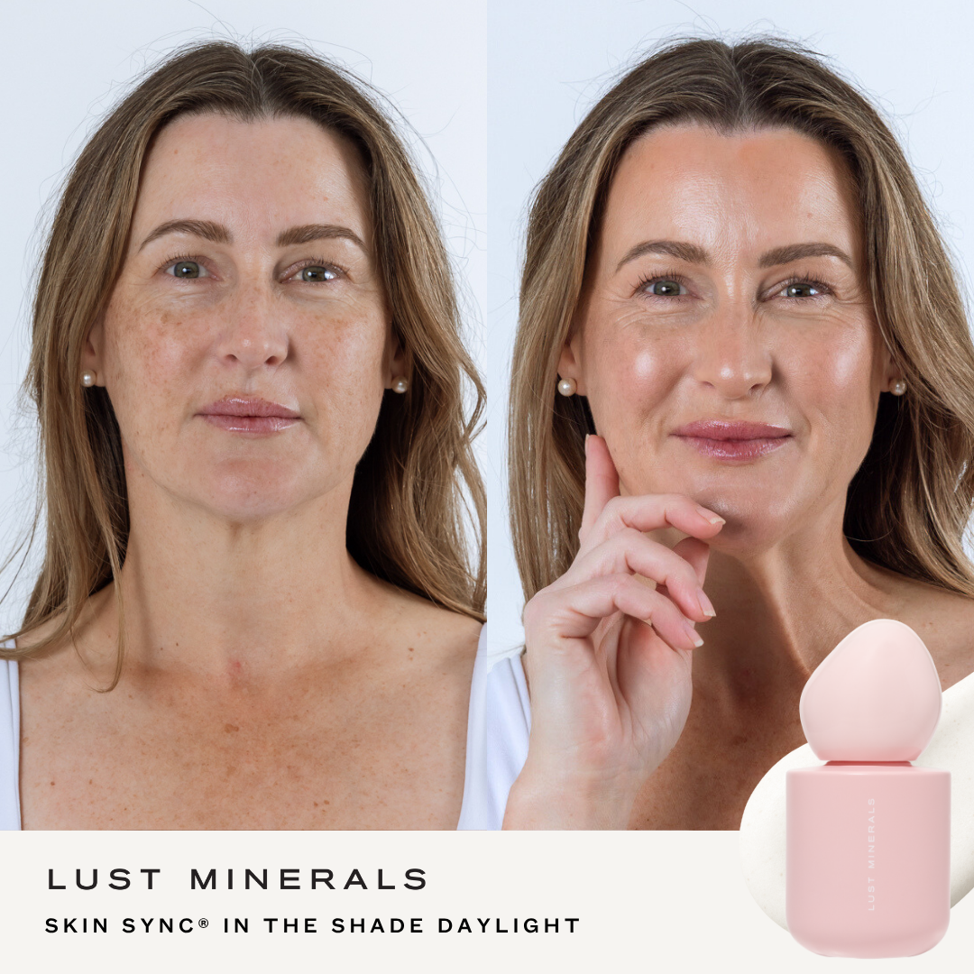 Skin Sync Foundation colour-adapting technology demonstration