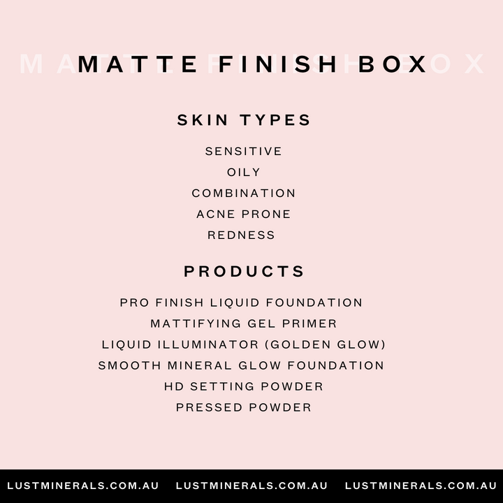 The Ultimate Makeup Box - Matte Finish